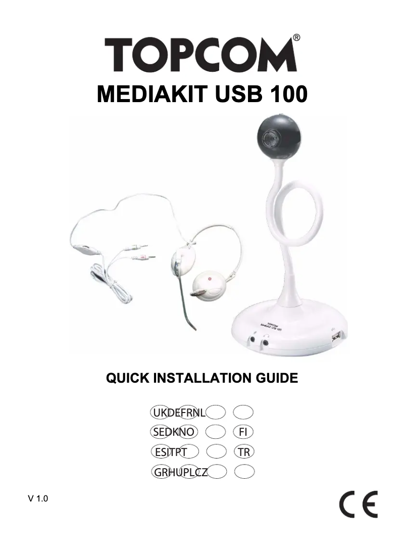 Image de la première page du manuel de l'appareil Mediakit USB 100