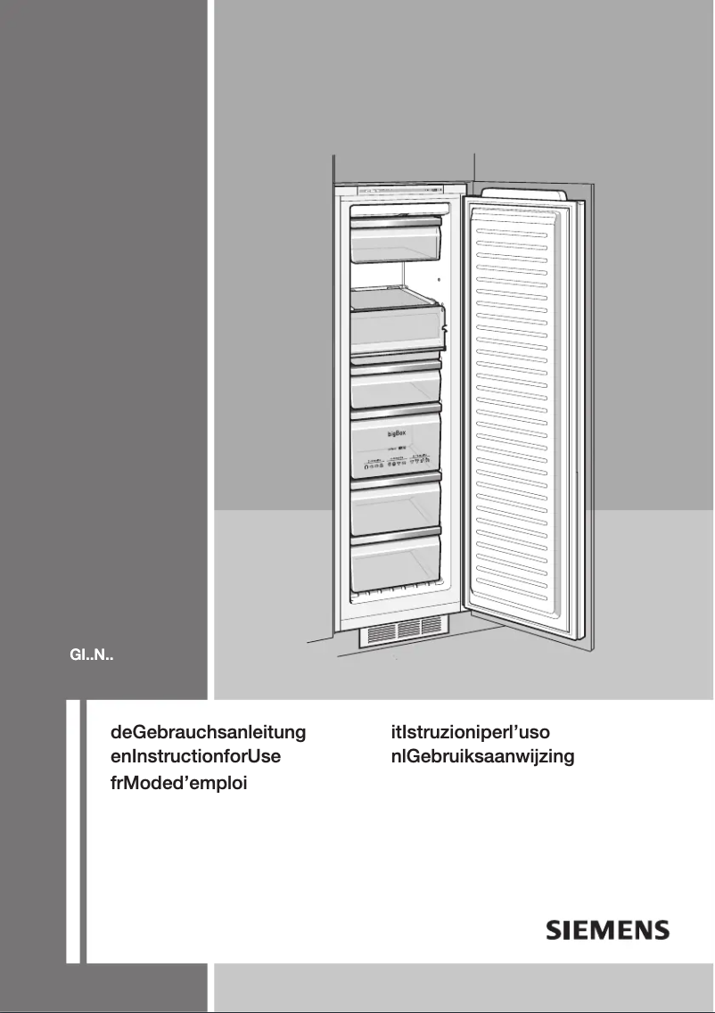 Page n°1 - Manuel utilisateur Siemens GI25NP60