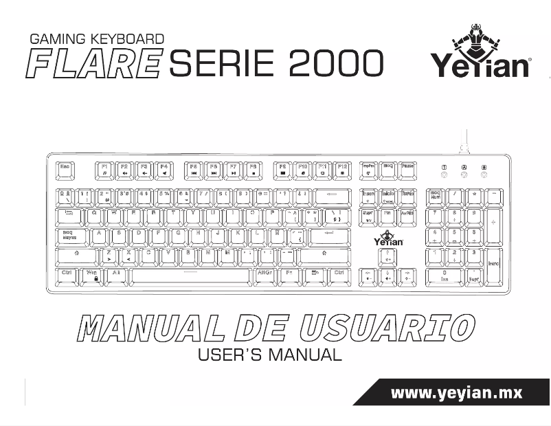 Page n°1 - Manuel utilisateur Yeyian YAT1802