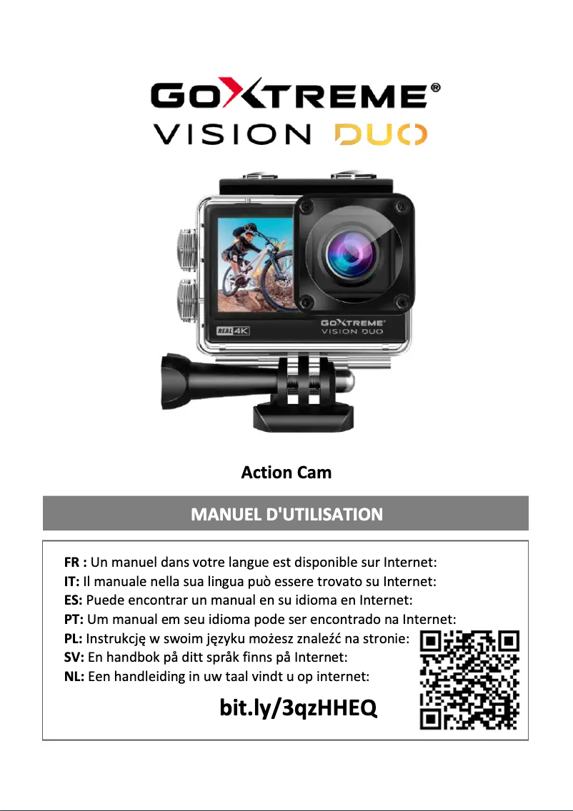 Page n°1 - Manuel utilisateur GoXtreme Vision Duo