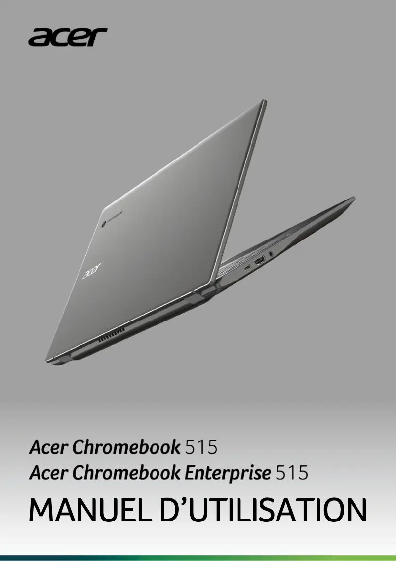Página 1 del manual Manual de usuario Acer Chromebook 515