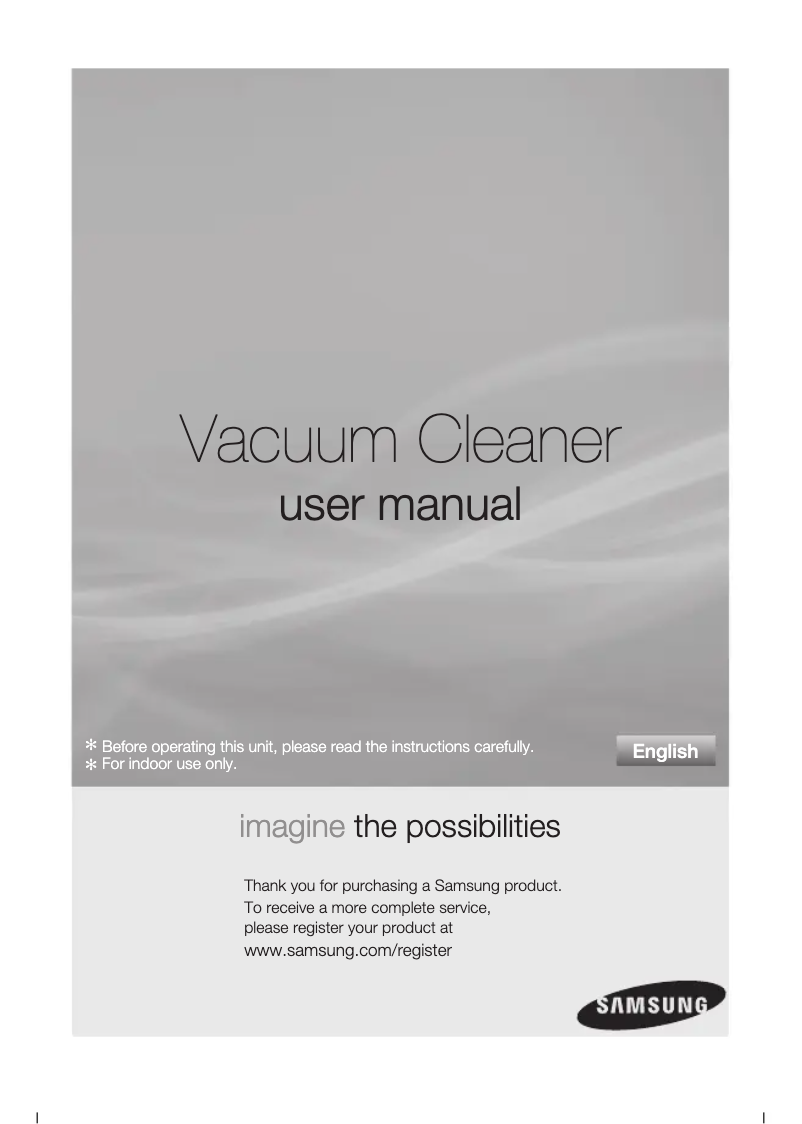 Página 1 del manual Manual de usuario Samsung SC4780