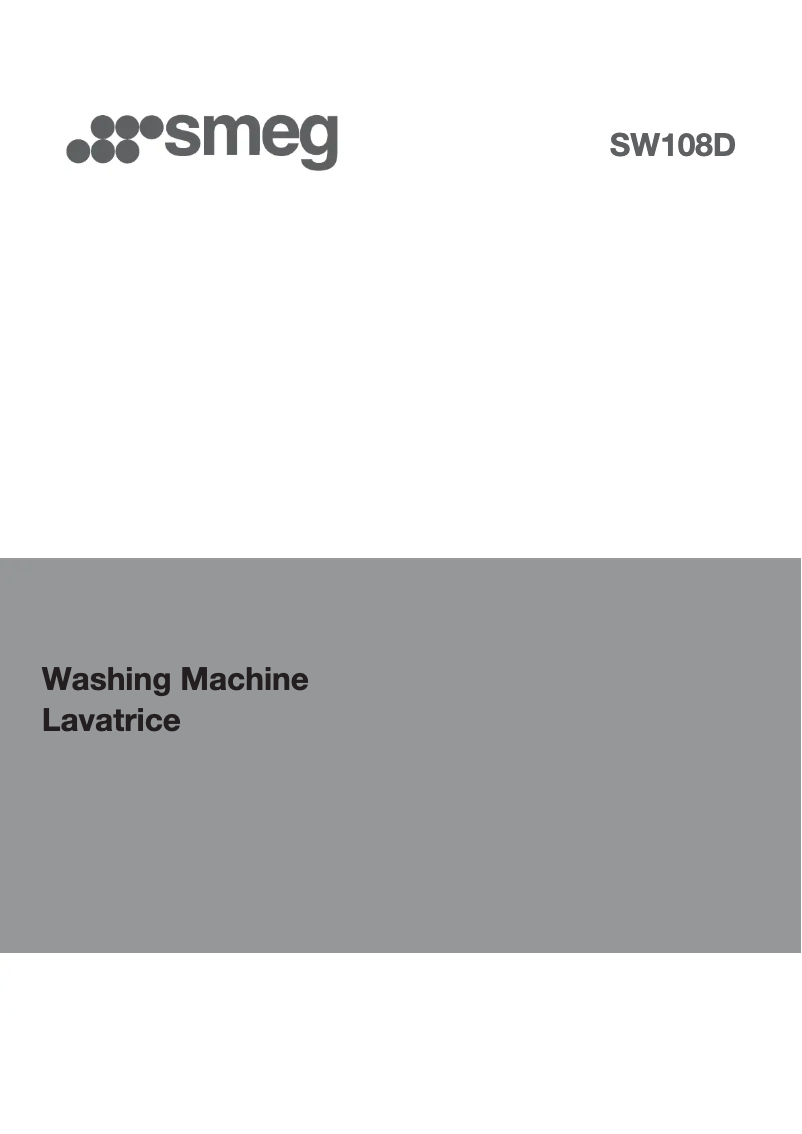 Page 1 de la notice Manuel utilisateur Smeg SW108D