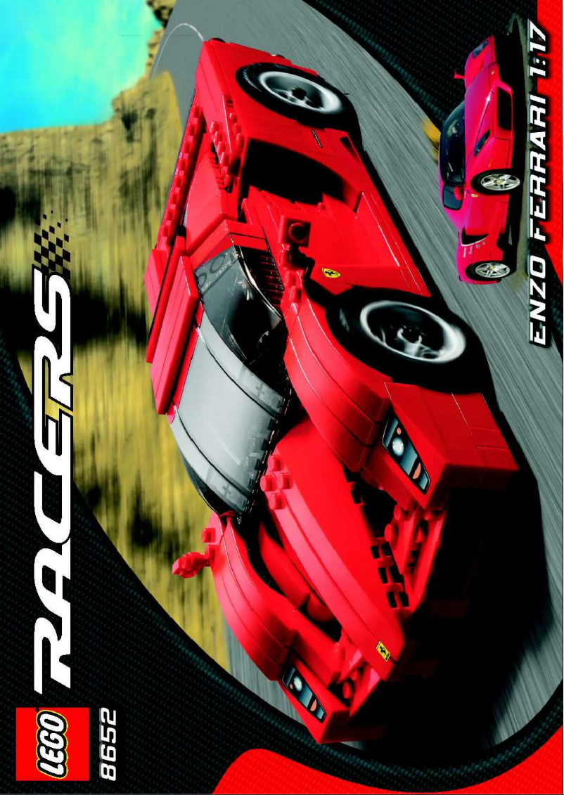 Page 1 de la notice Manuel utilisateur Lego Enzo Ferrari 1:17