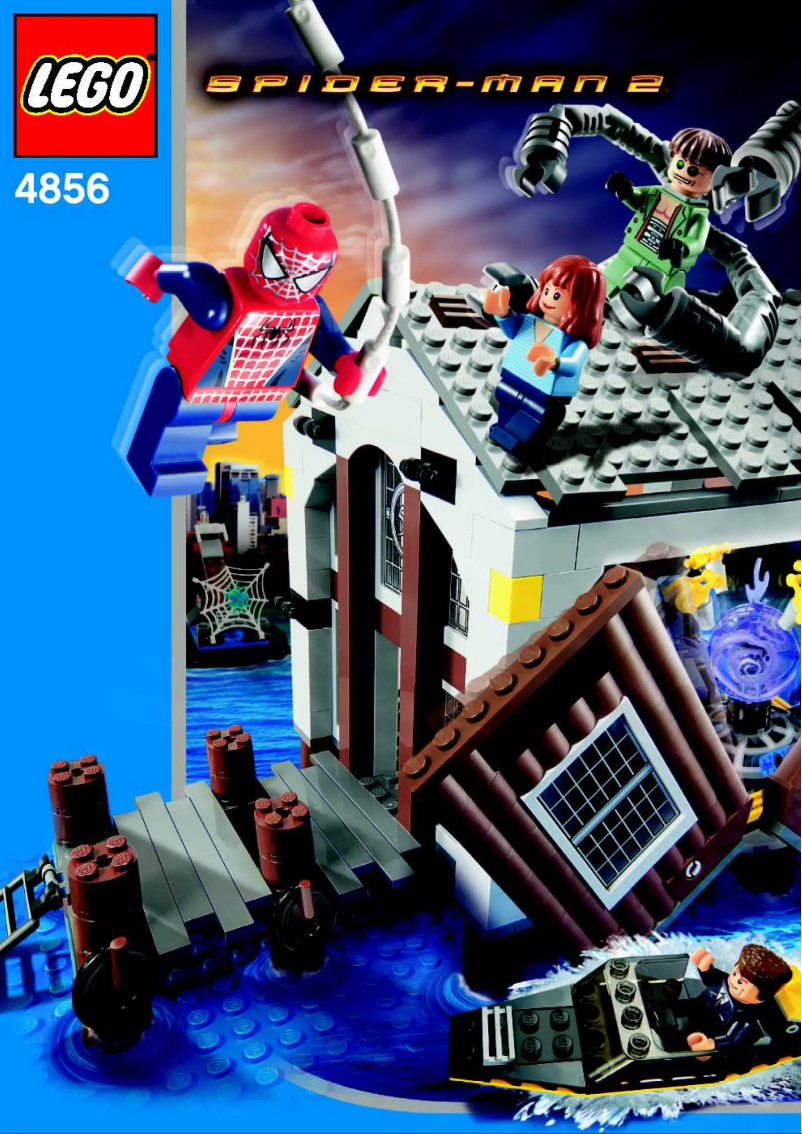 Page 1 de la notice Manuel utilisateur Lego Spiderman 4856