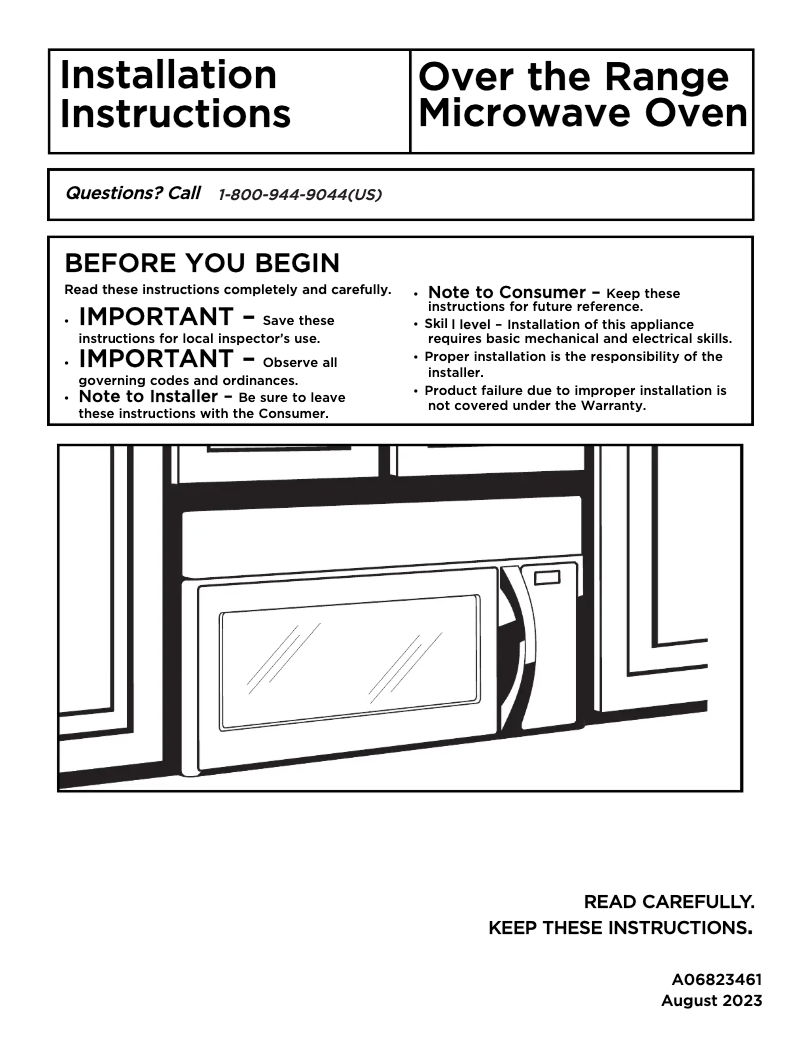 Image de la première page du manuel de l'appareil FMOS1745BS
