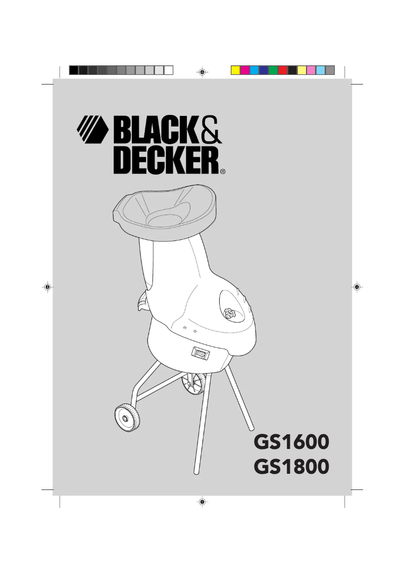 Image de la première page du manuel de l'appareil GS1800