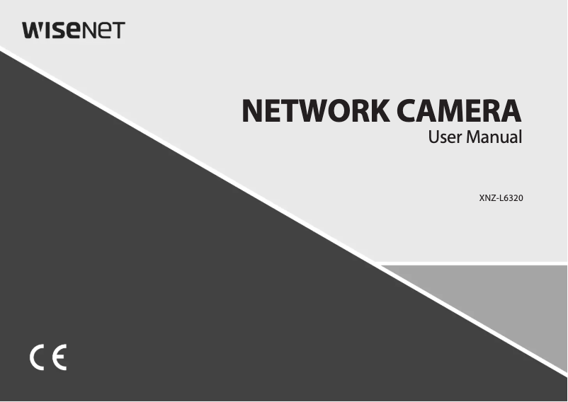 Page n°1 - Manuel utilisateur Wisenet XNZ-L6320