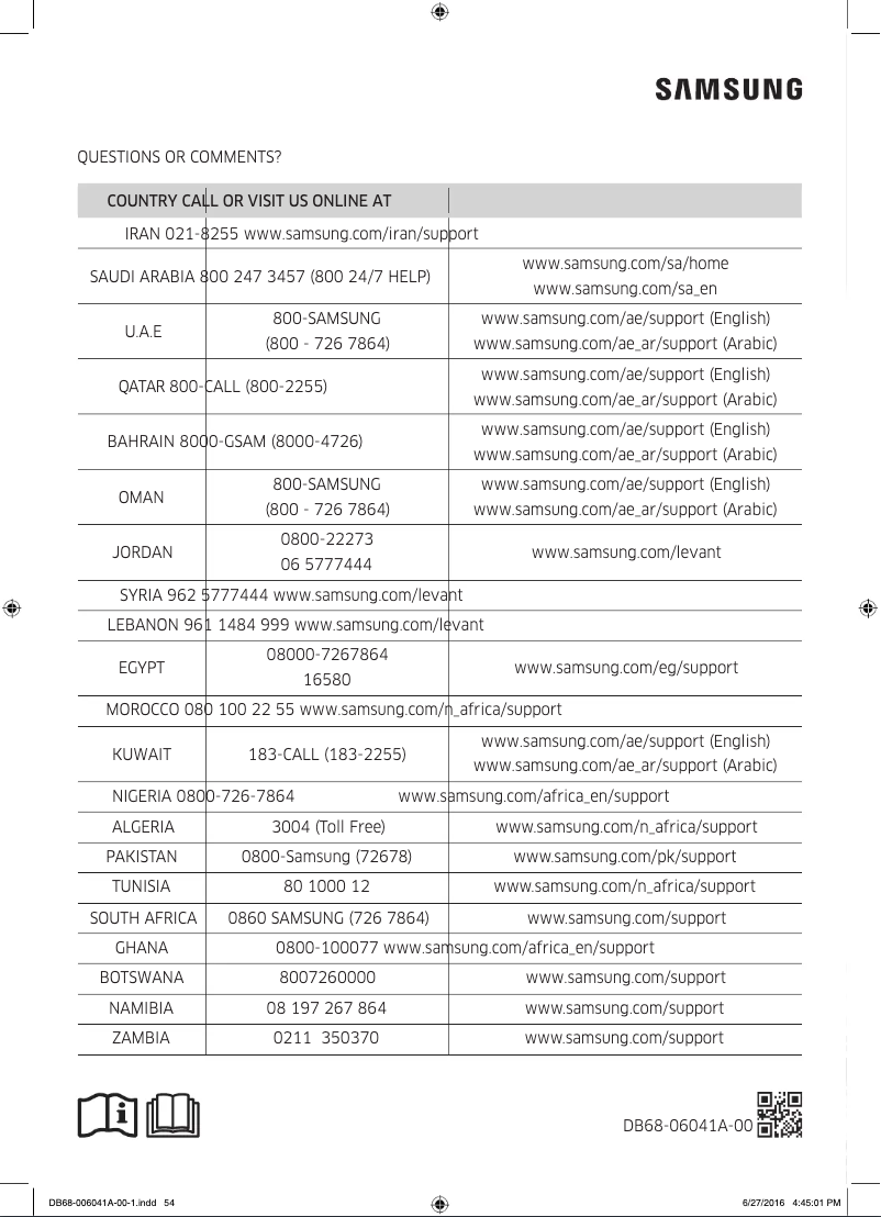 Image de la première page du manuel de l'appareil AR18KCFHGWK/GA