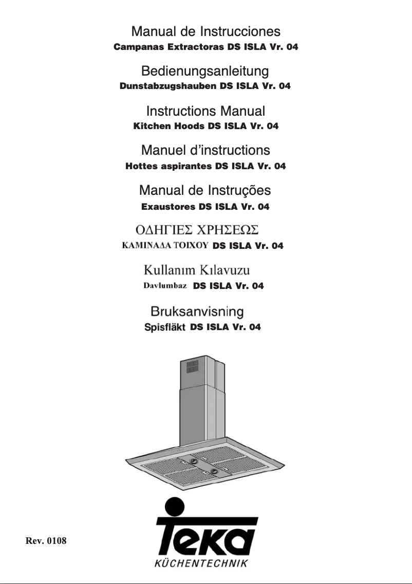 Page 1 de la notice Manuel utilisateur Teka DS Isla