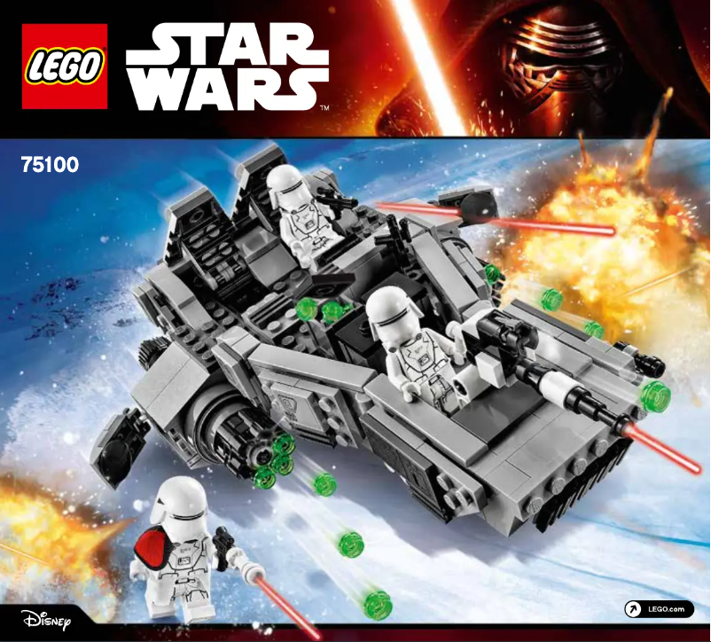 Page 1 de la notice Manuel utilisateur Lego Star Wars 75100