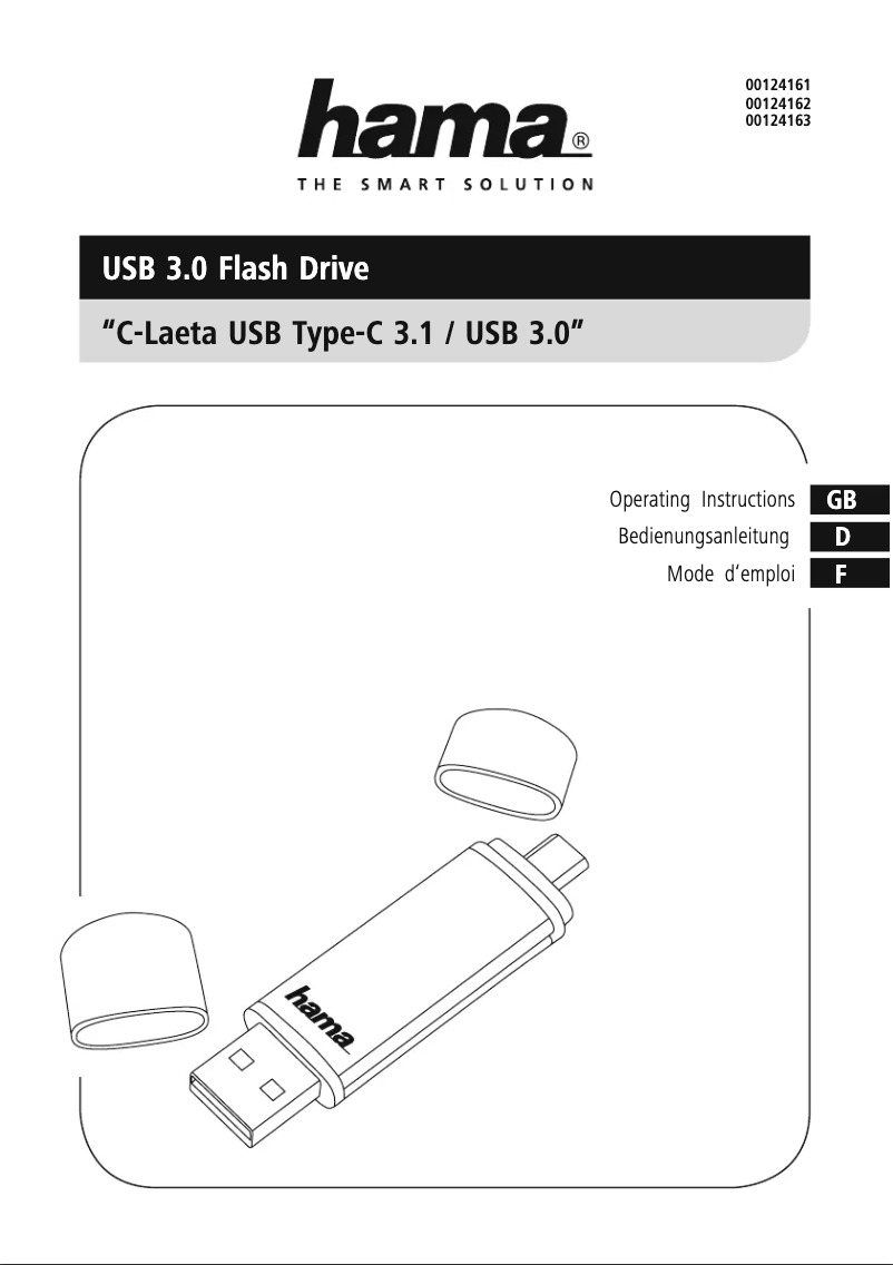Page n°1 - Manuel utilisateur Hama 181073