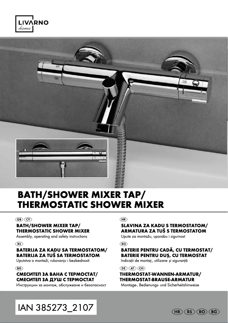 Page 1 de la notice Manuel utilisateur Livarno Lux HG00625A