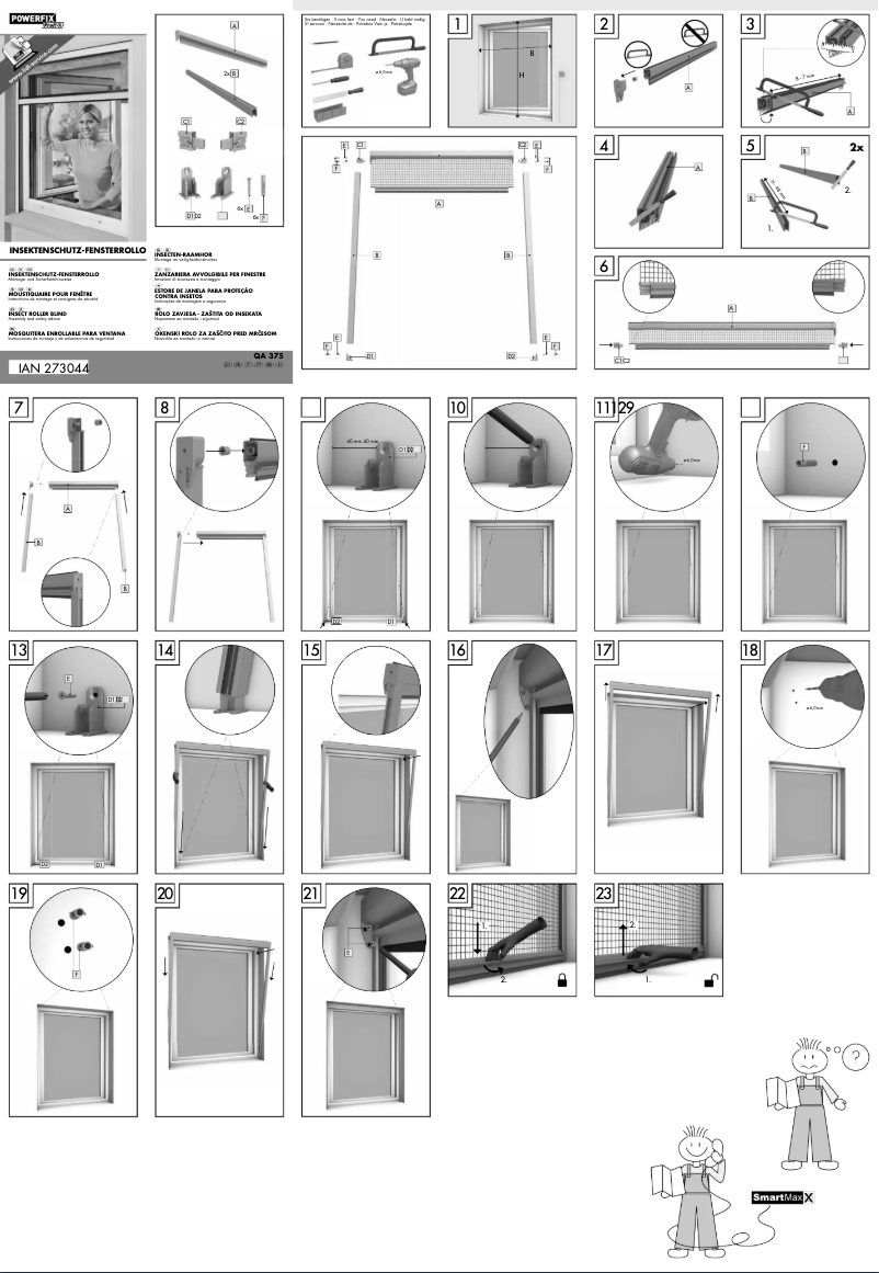 Image de la première page du manuel de l'appareil QA 375