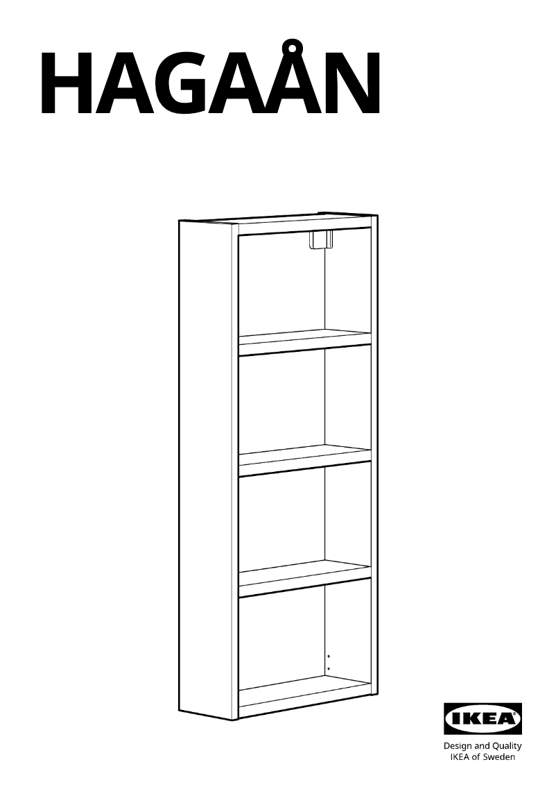 Página 1 del manual Manual de usuario Ikea HAGAÅN 305.355.24