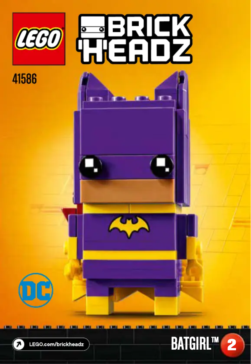 Image de la première page du manuel de l'appareil Brickheadz 41586