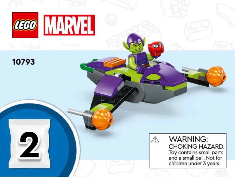 Page n°1 - Consignes visuelles Lego Marvel 10793