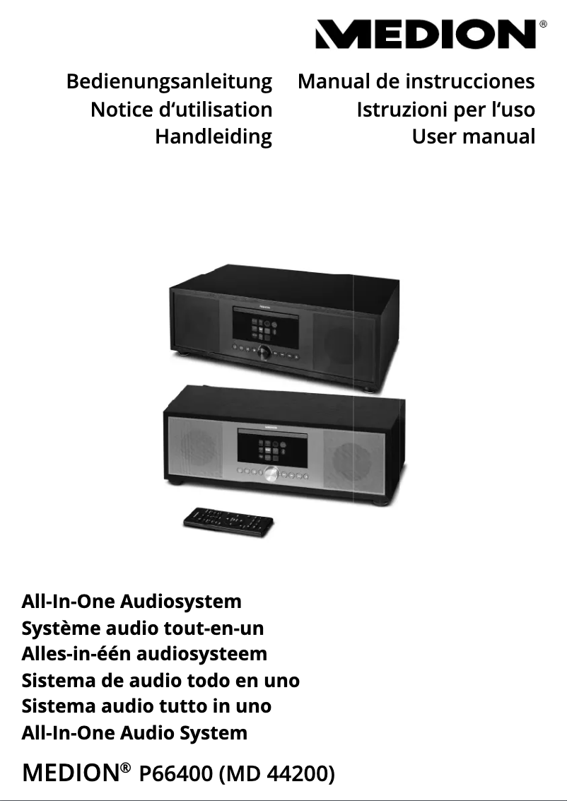 Image de la première page du manuel de l'appareil LIFE P66400 (MD 44200)
