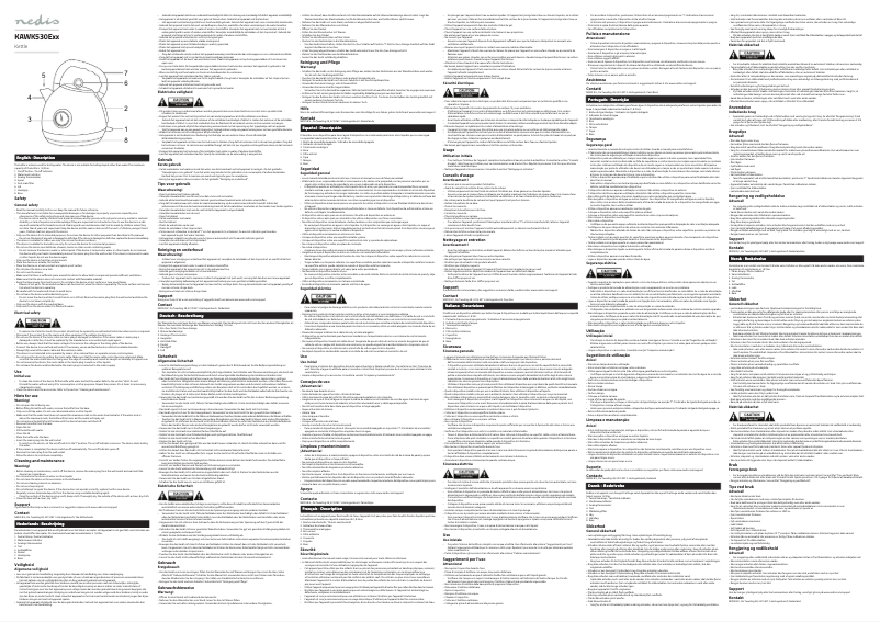 Page 1 of the manual User Manual Nedis KAWK530EWT
