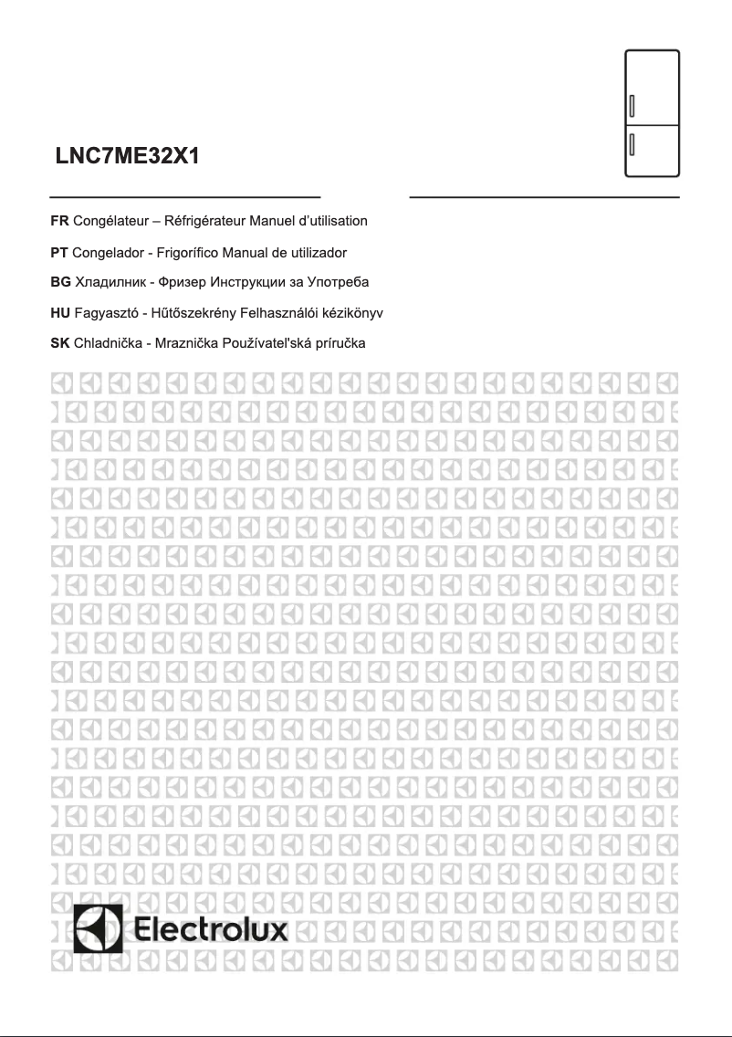Page 1 de la notice Manuel utilisateur Electrolux LNC7ME32X1