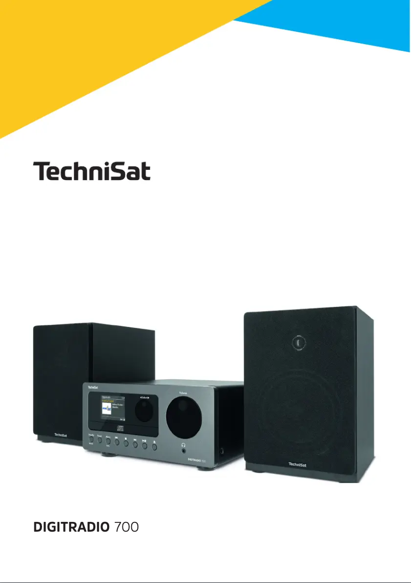 Page 1 de la notice Manuel utilisateur TechniSat DigitRadio 700