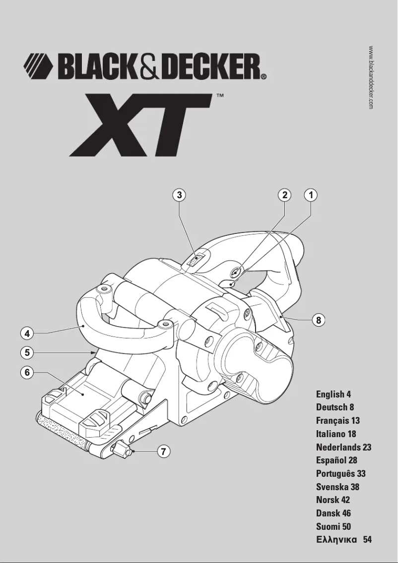 Image de la première page du manuel de l'appareil XTA80E