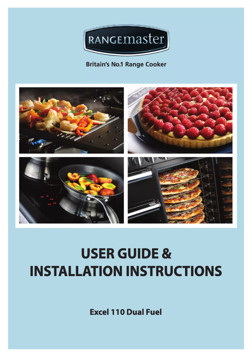Page n°1 - Manuel utilisateur Rangemaster Excel 110 Dual Fuel