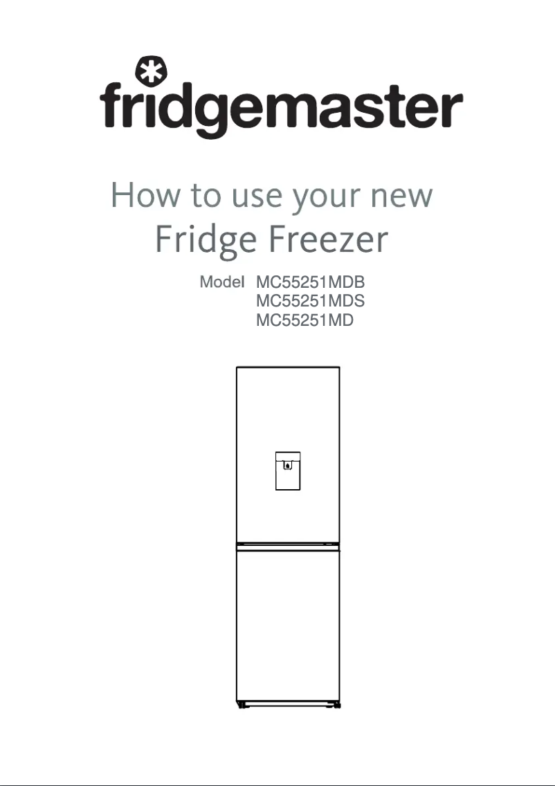 Página 1 del manual Manual de usuario Fridgemaster MC55251MDB