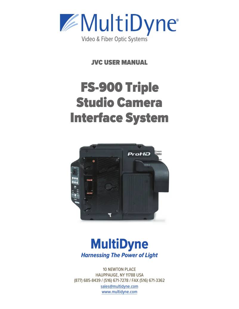 Image de la première page du manuel de l'appareil FS-900