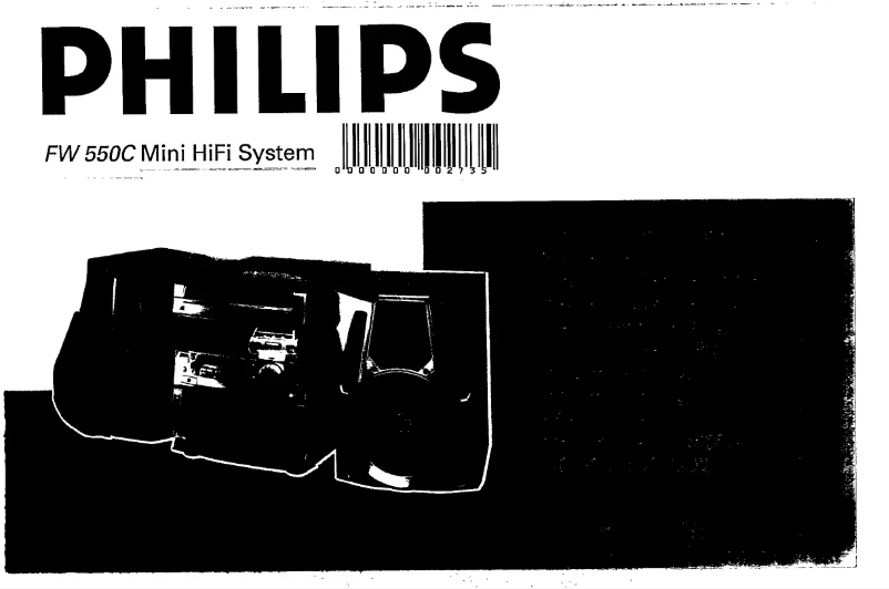 Page n°1 - Manuel utilisateur Philips FW550C