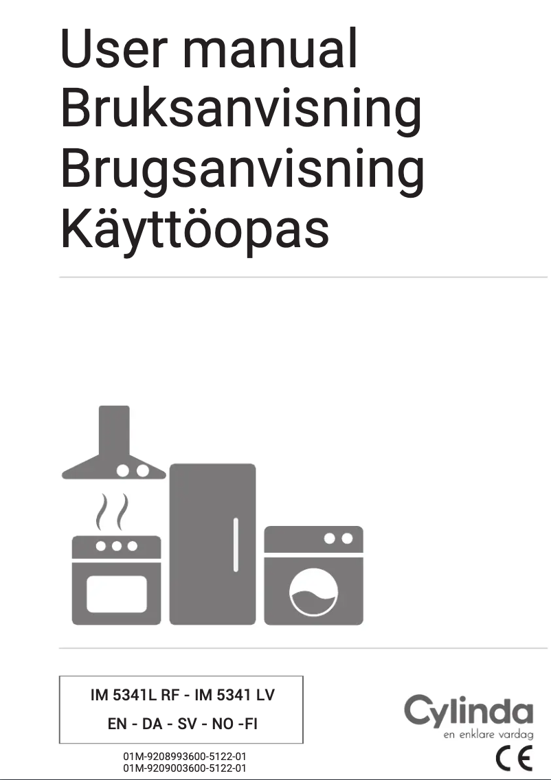 Page 1 de la notice Manuel utilisateur Cylinda IM5341LRF