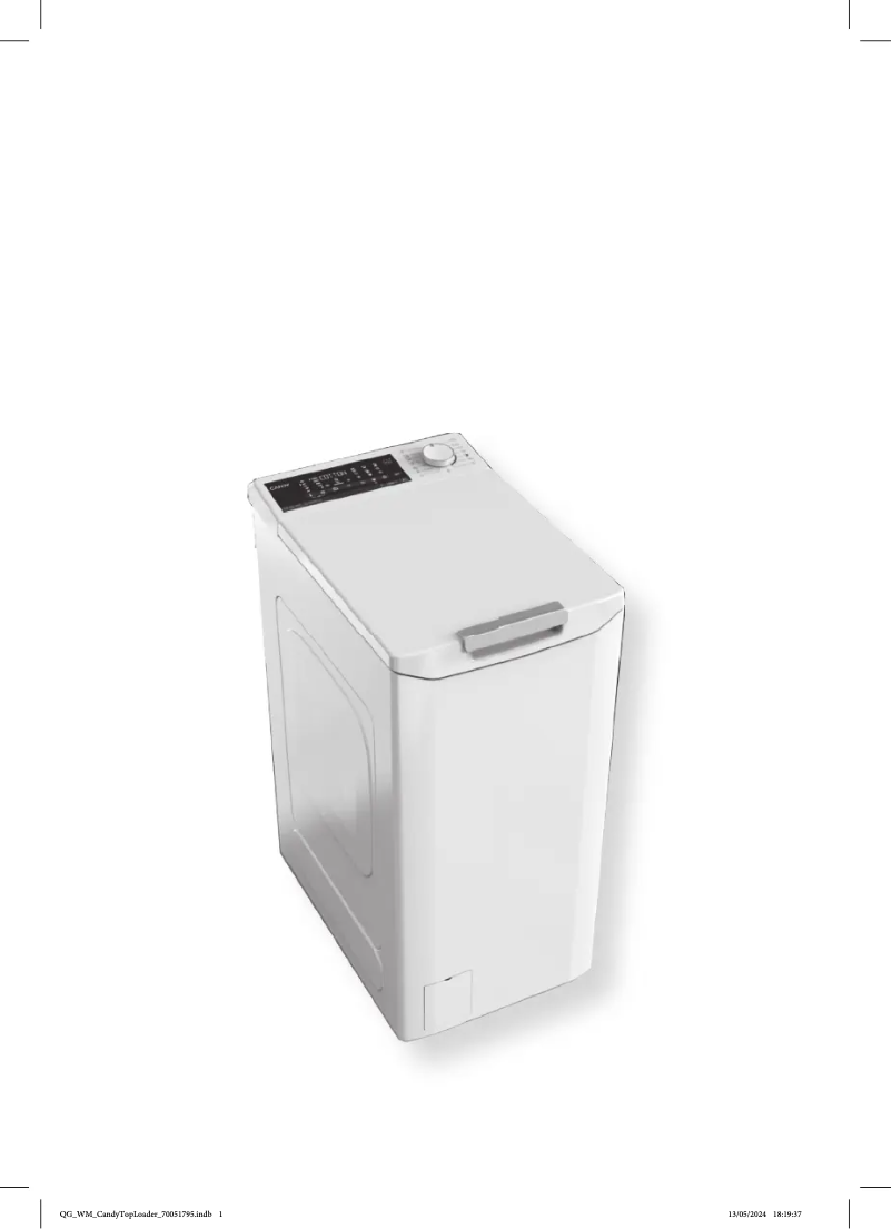 Page 1 de la notice Manuel utilisateur Candy TCA266TM5-S