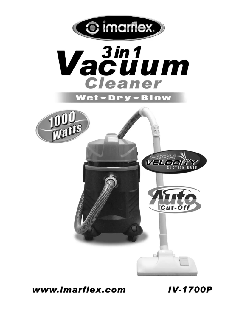 Page 1 de la notice Manuel utilisateur Imarflex IV-1000WF