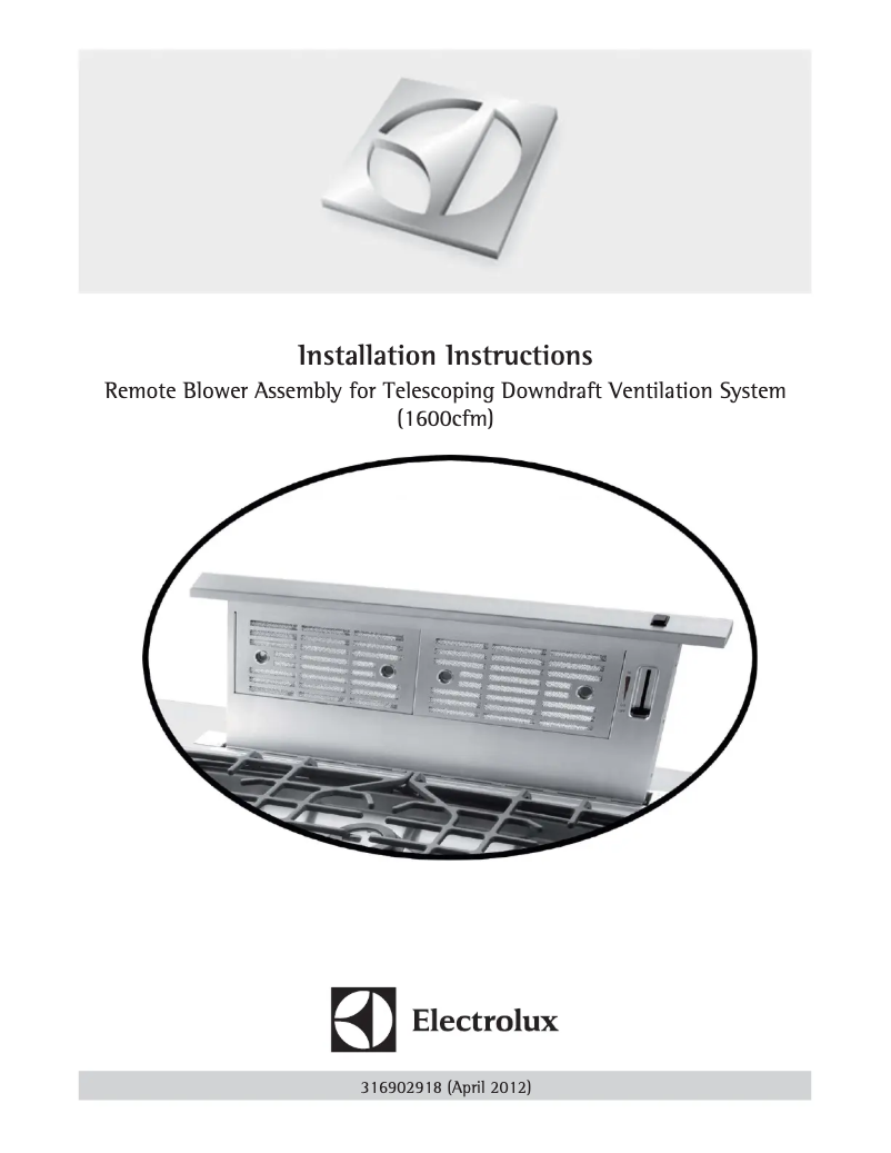 Page n°1 - Manuel utilisateur Electrolux EI16DDPRKS