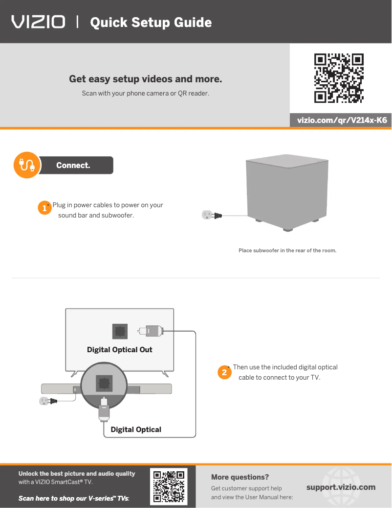 Imagen de la primera página del manual del dispositivo V214x-K6