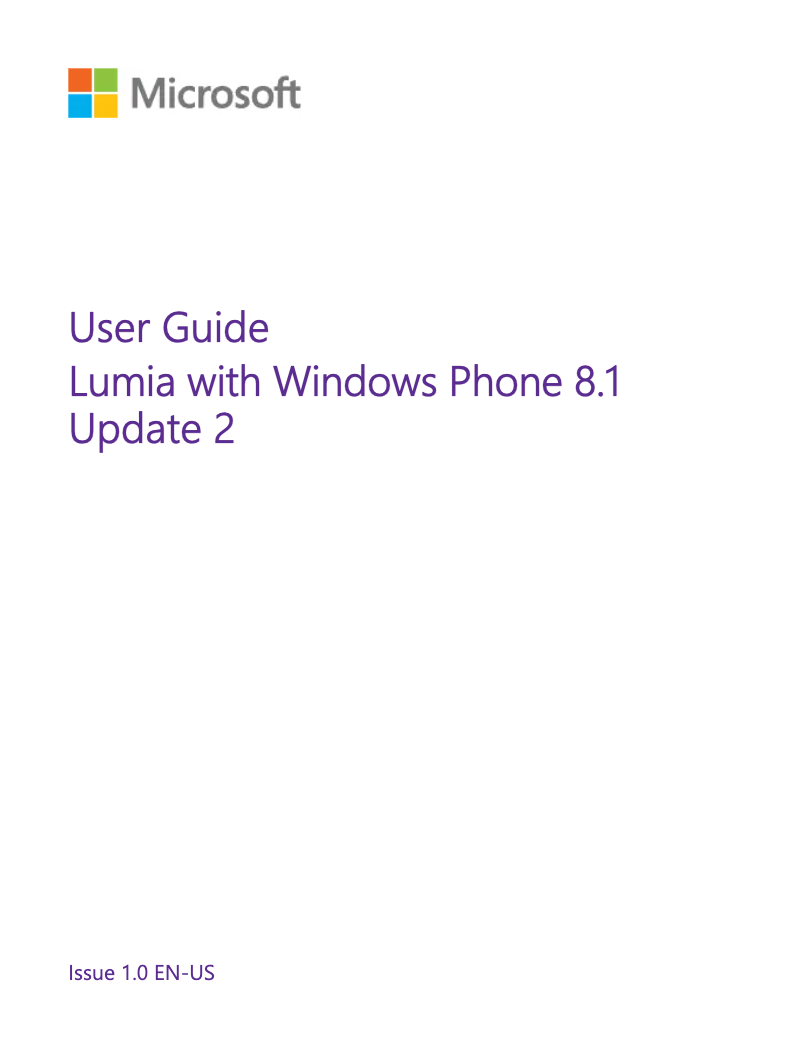 Page 1 de la notice Manuel utilisateur Nokia Lumia 640 XL