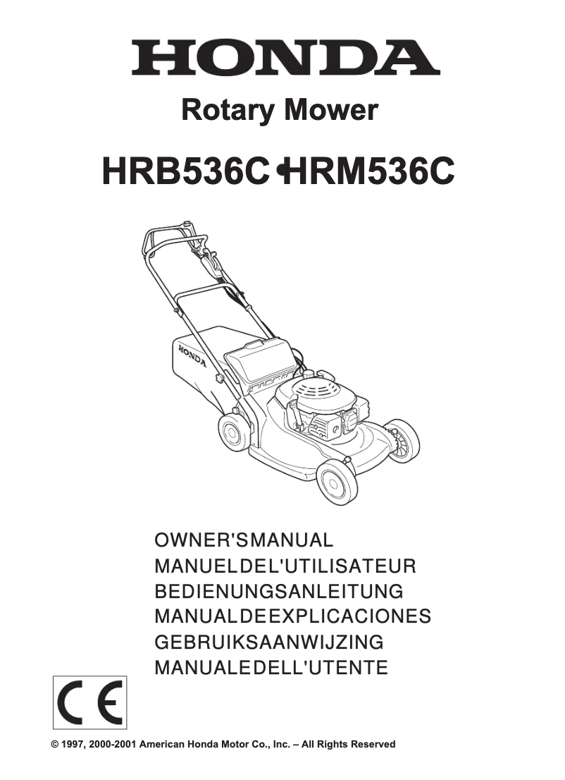 Image de la première page du manuel de l'appareil HRM536C