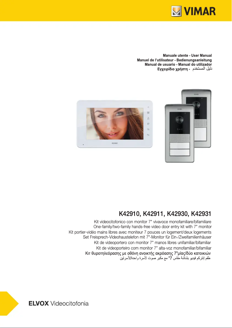 Image de la première page du manuel de l'appareil K42910