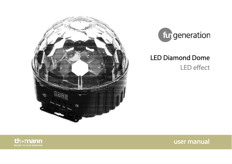 Page n°1 - Manuel utilisateur Fun Generation Diamond Dome