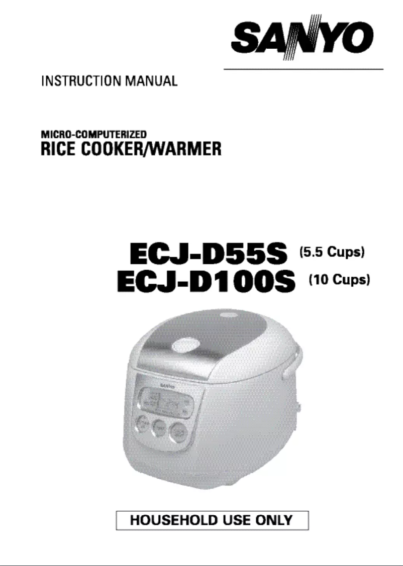 Page n°1 - Manuel utilisateur Sanyo ECJ-D55S