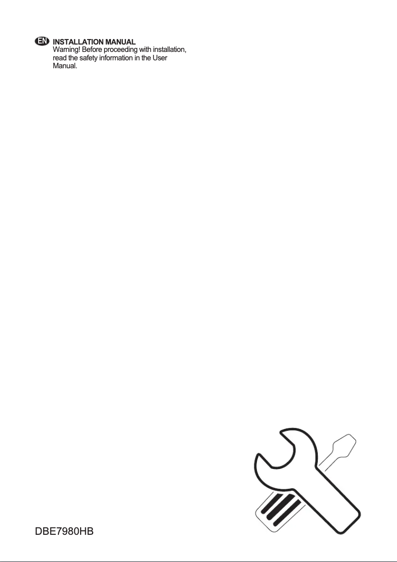Imagen de la primera página del manual del dispositivo DBE7980HB