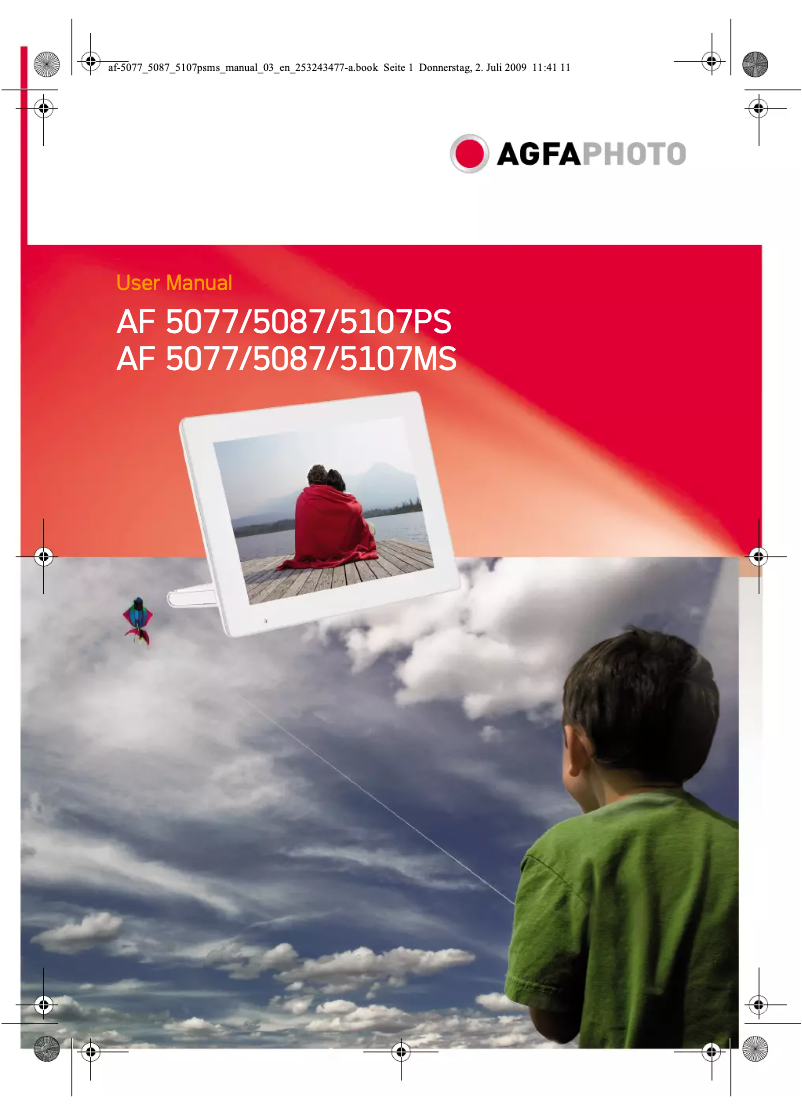Page n°1 - Manuel utilisateur Agfa AF 5077PS