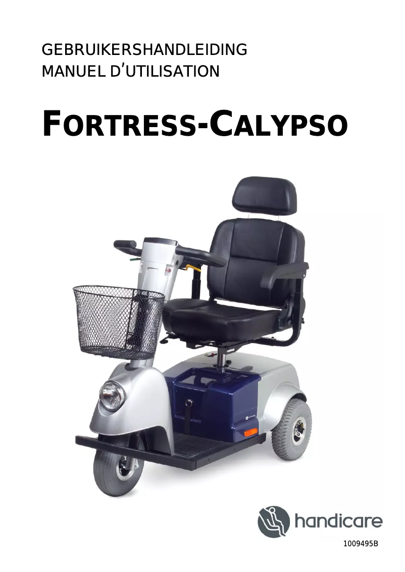 Image de la première page du manuel de l'appareil Fortress Calypso