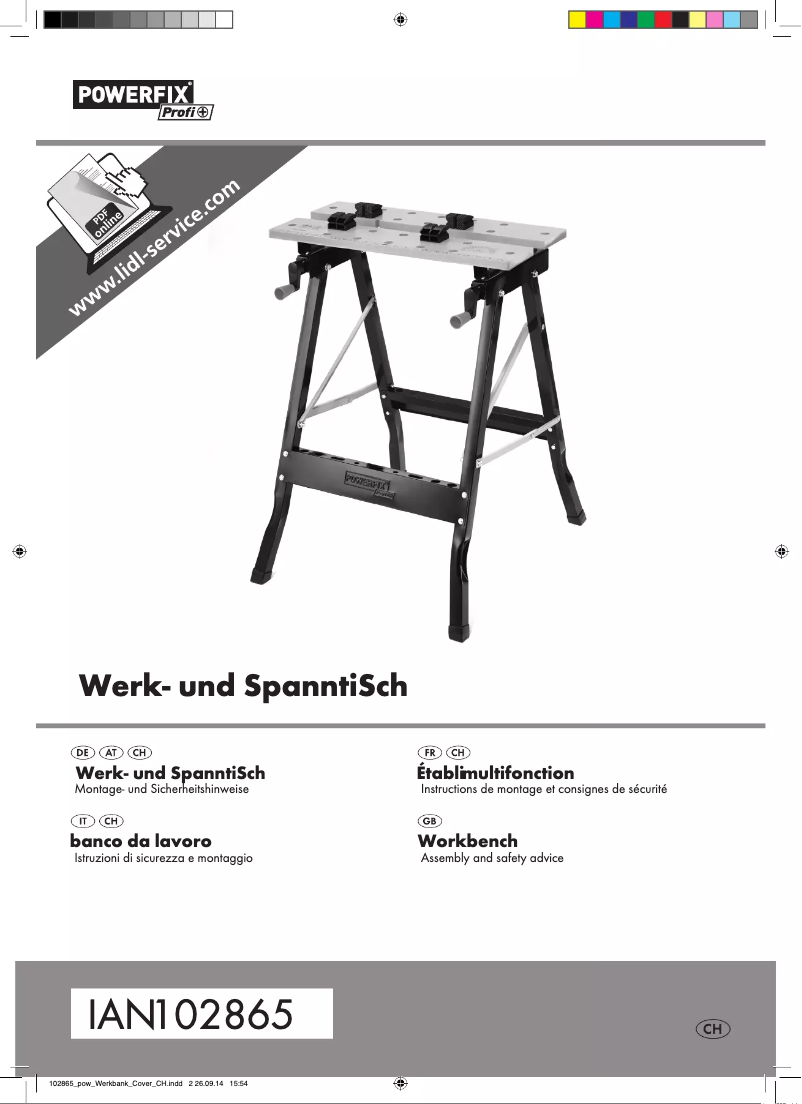 Página 1 del manual Manual de usuario Powerfix IAN 102865