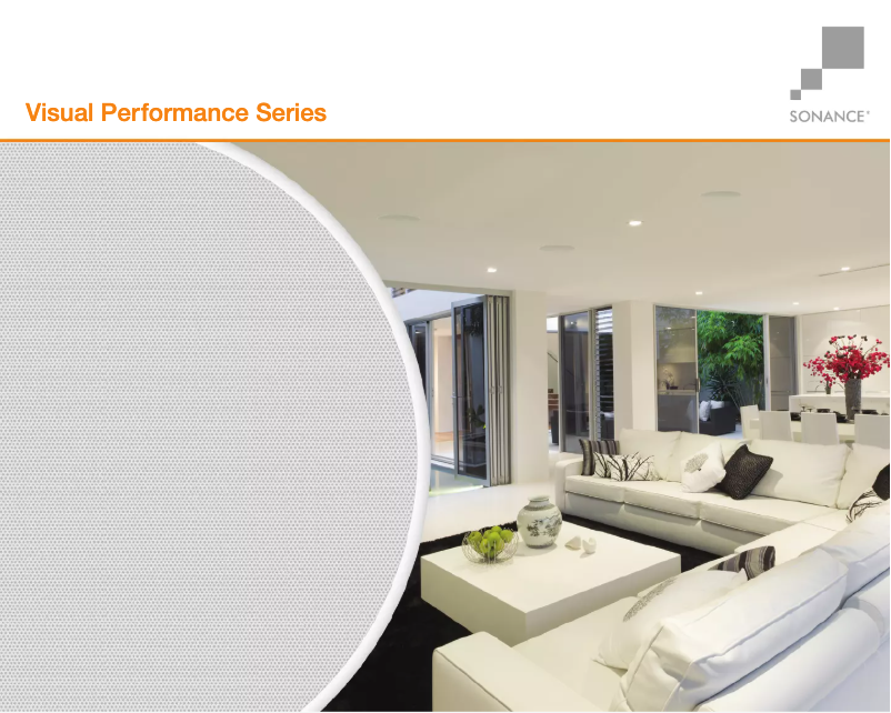 Página 1 del manual Folleto Sonance Visual Performance