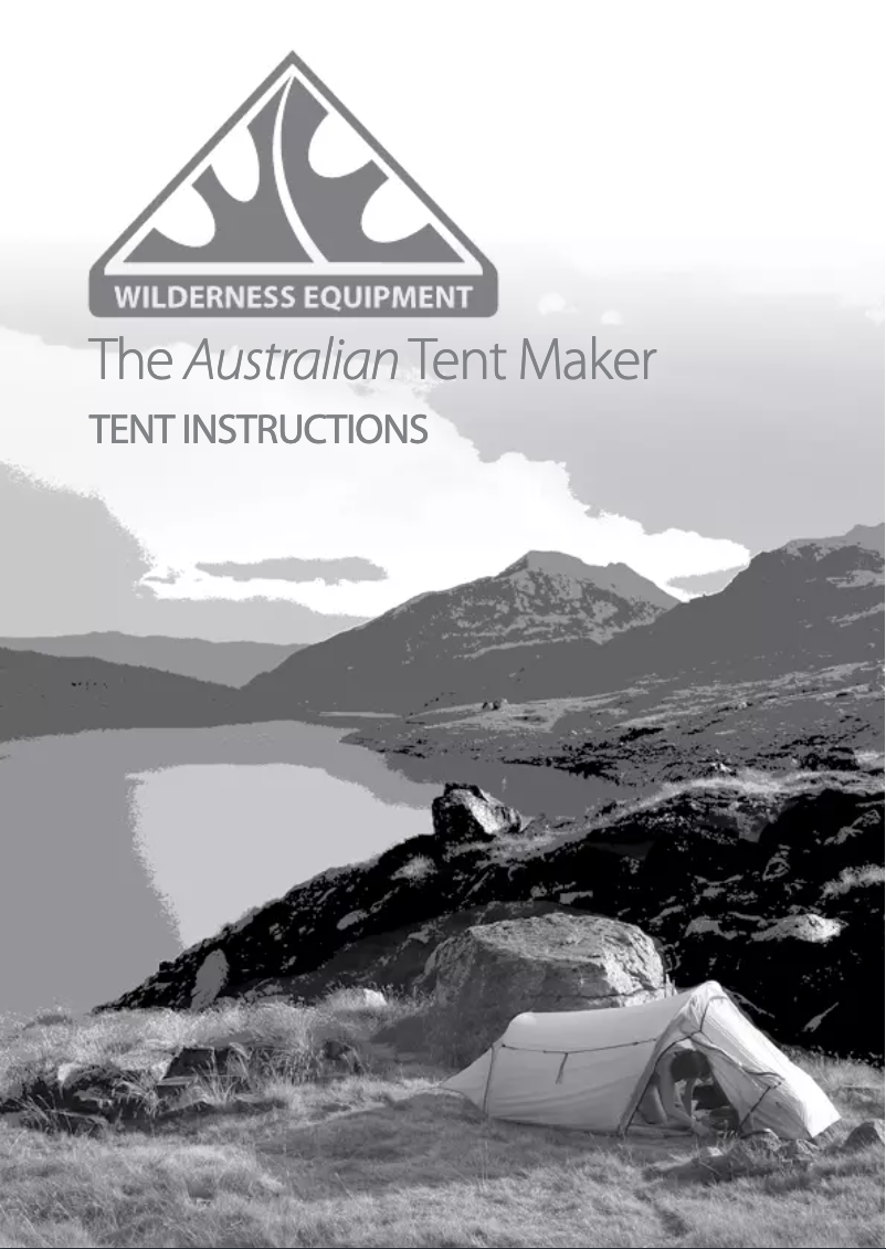 Page n°1 - Manuel utilisateur Wilderness Equipment I-Explore 3