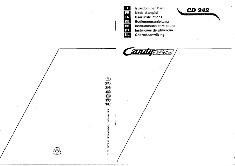 Image de la première page du manuel de l'appareil LS CD 242
