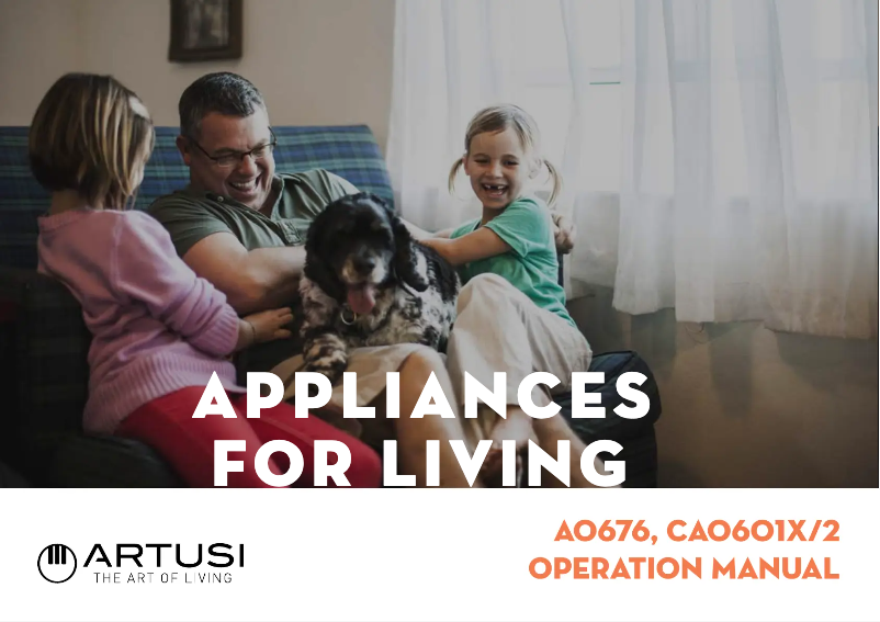 Imagen de la primera página del manual del dispositivo AO676W