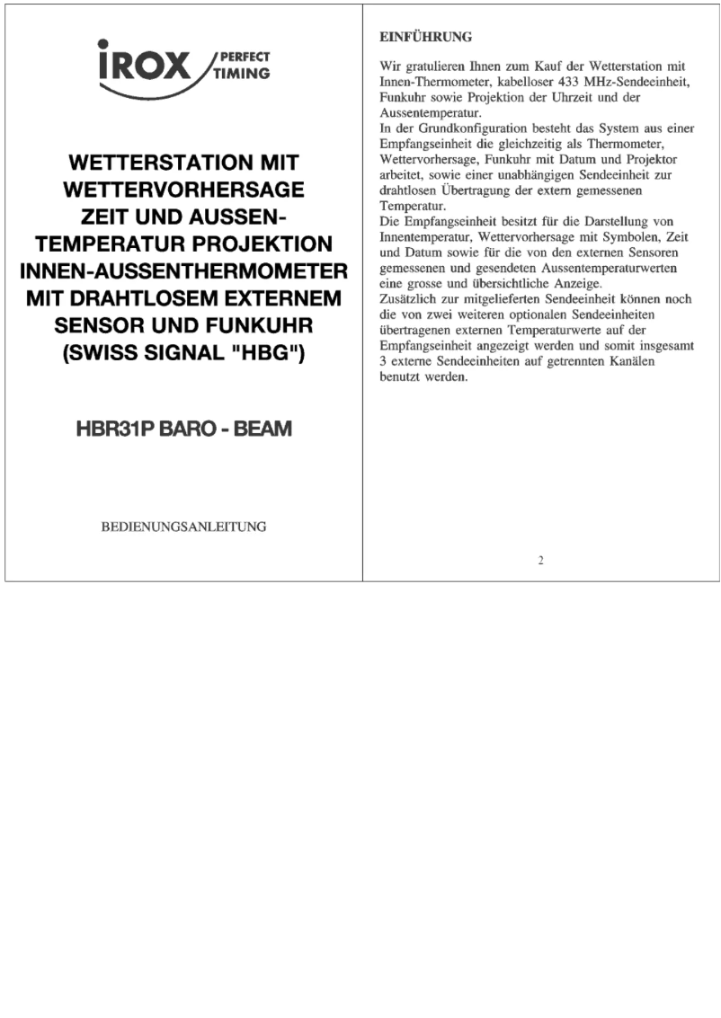 Imagen de la primera página del manual del dispositivo HBR31P