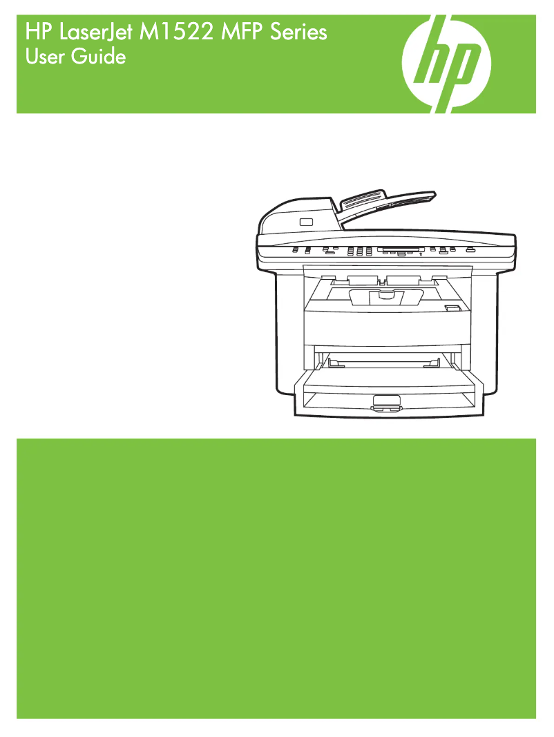 Page 1 de la notice Manuel utilisateur HP LaserJet M1522N